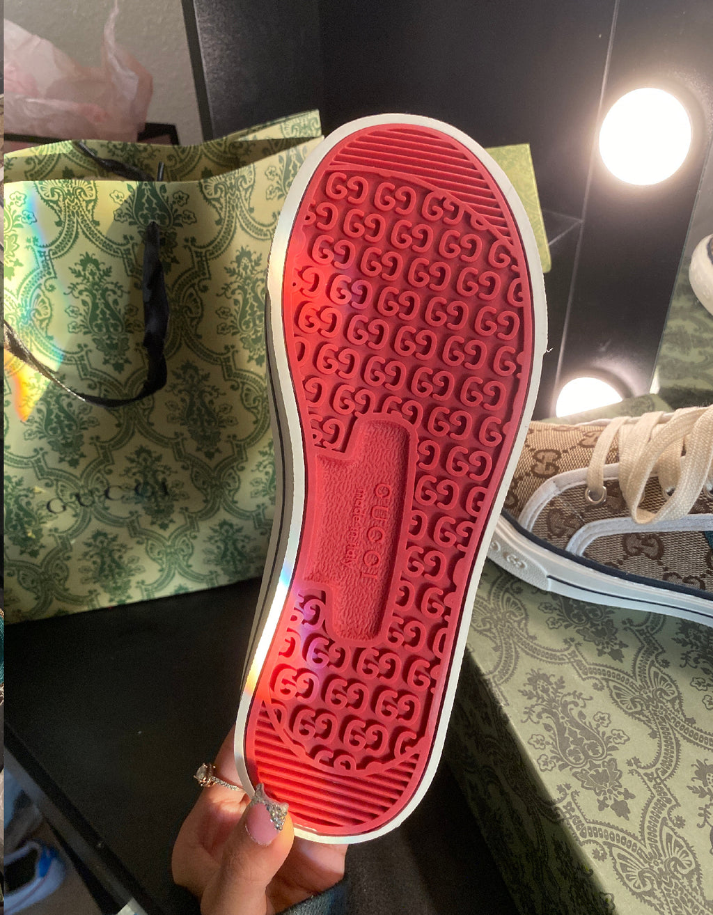 Unisex GG shoes / red sole