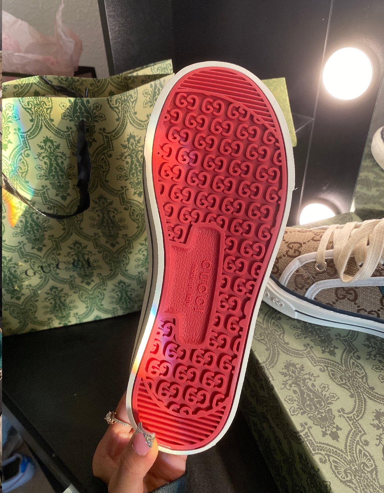 Unisex GG shoes / red sole