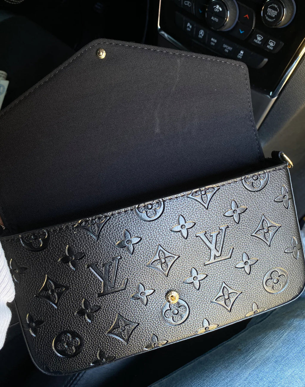 Black 3pc hand bag