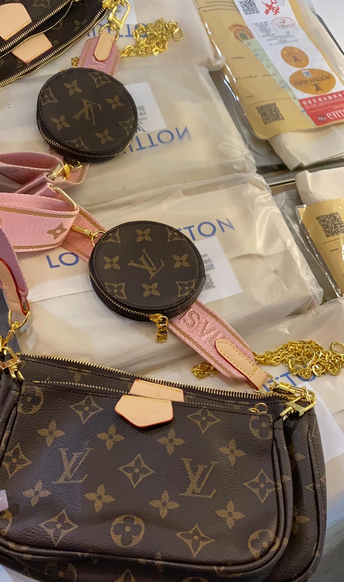 3 pc cross body bag