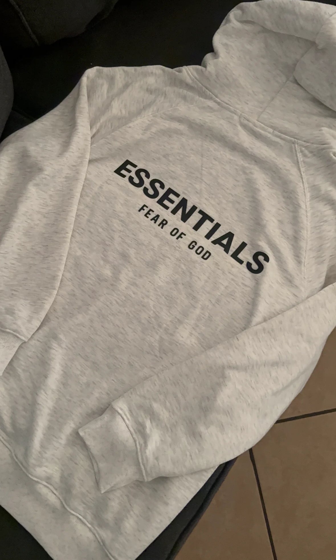 Grey Men hoodie - Essential