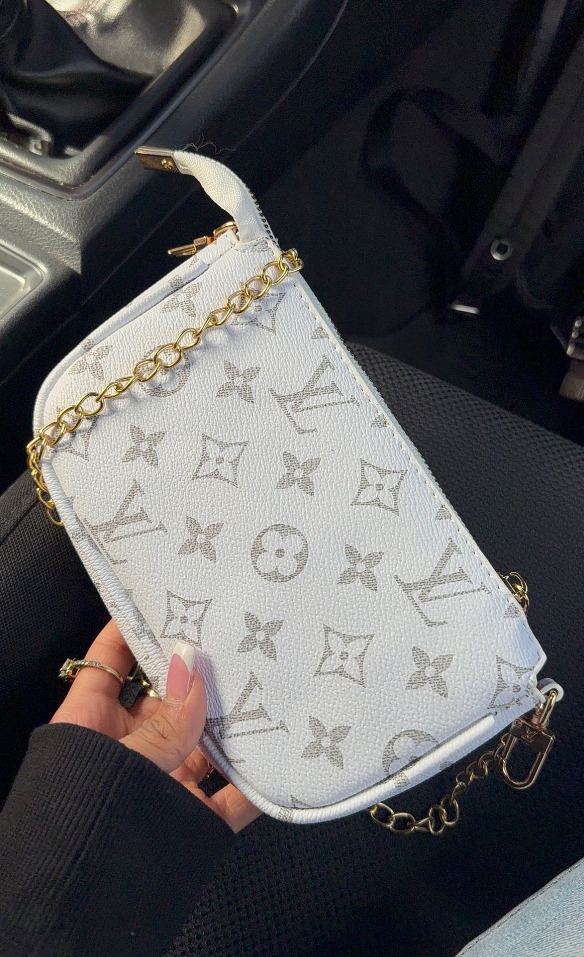 Mini white purse