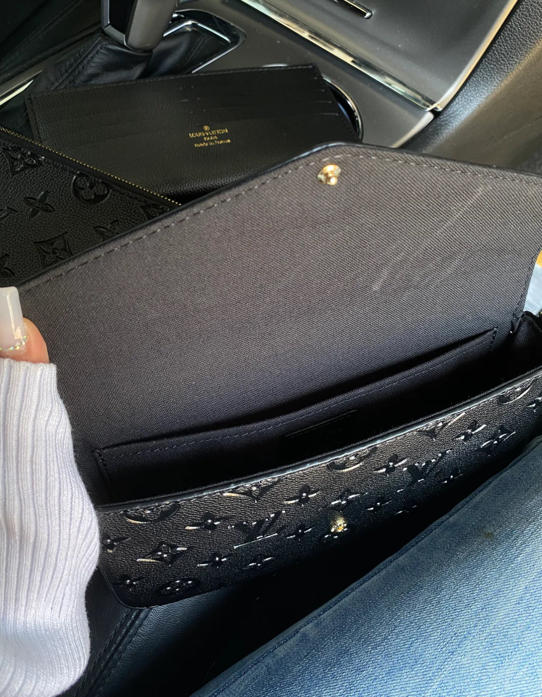 Black 3pc hand bag