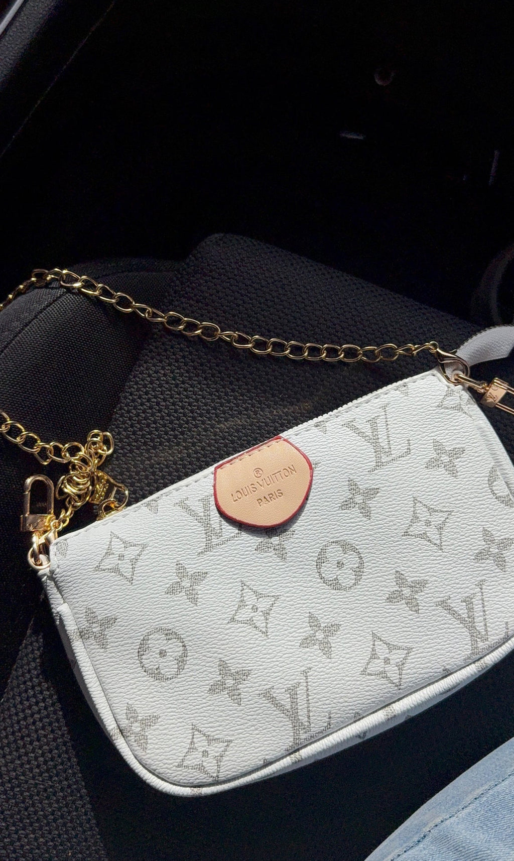Mini white purse