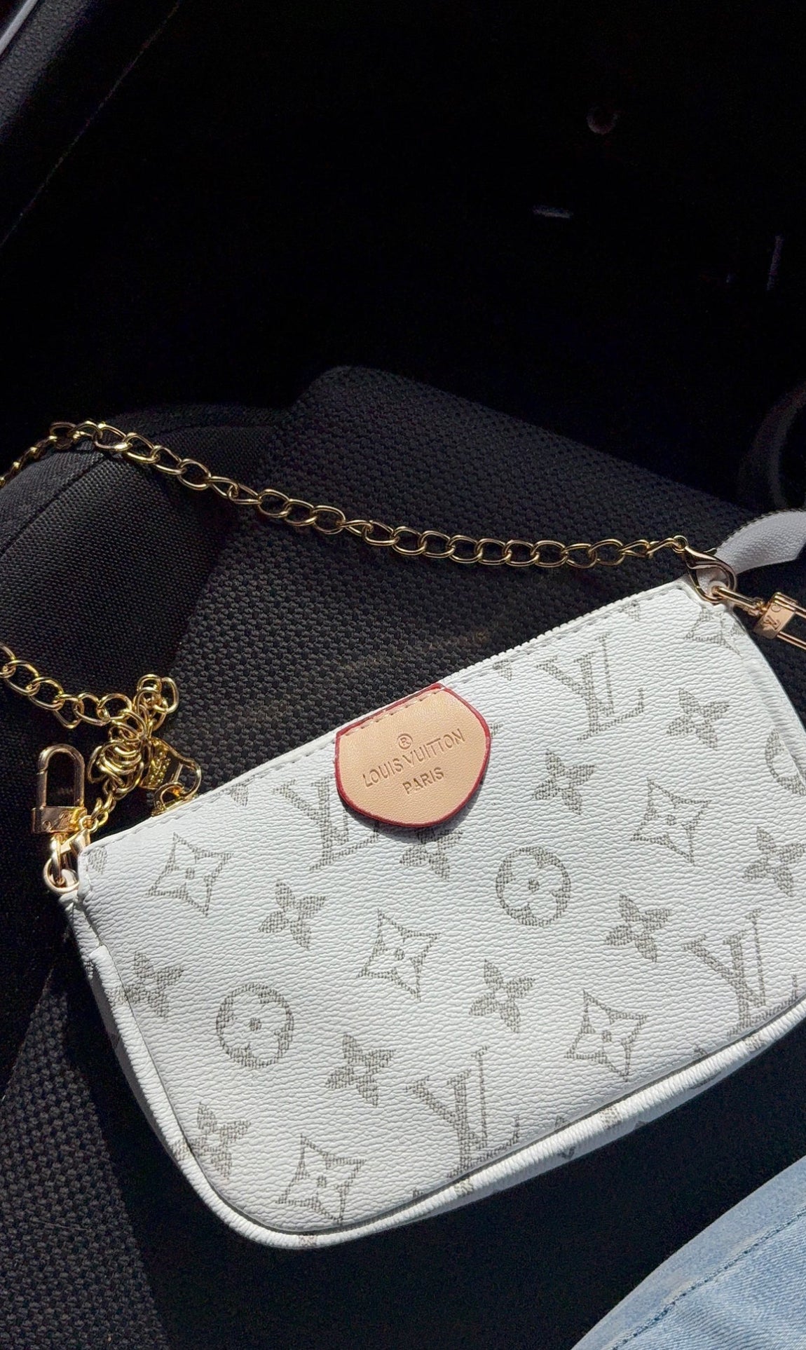 Mini white purse