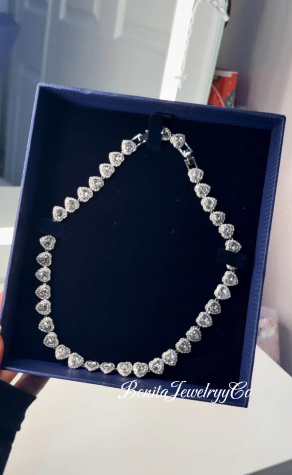 Silver Angelic Heart necklace - with box