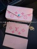 3pc cross body bag - pink color