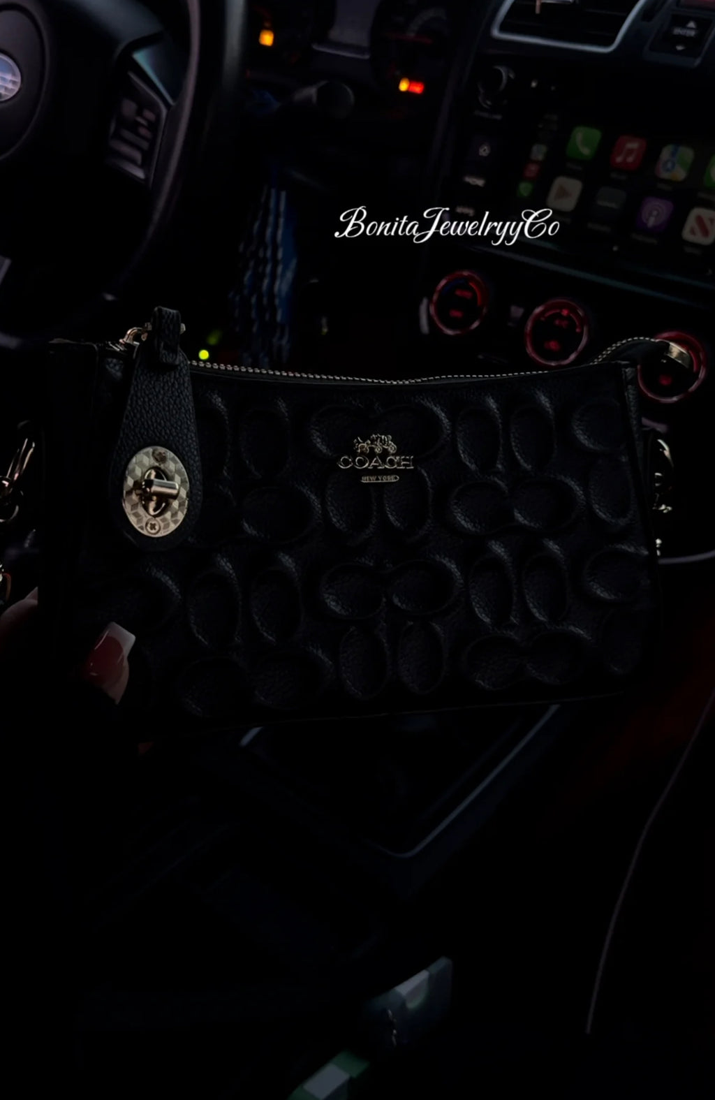 Black purse set