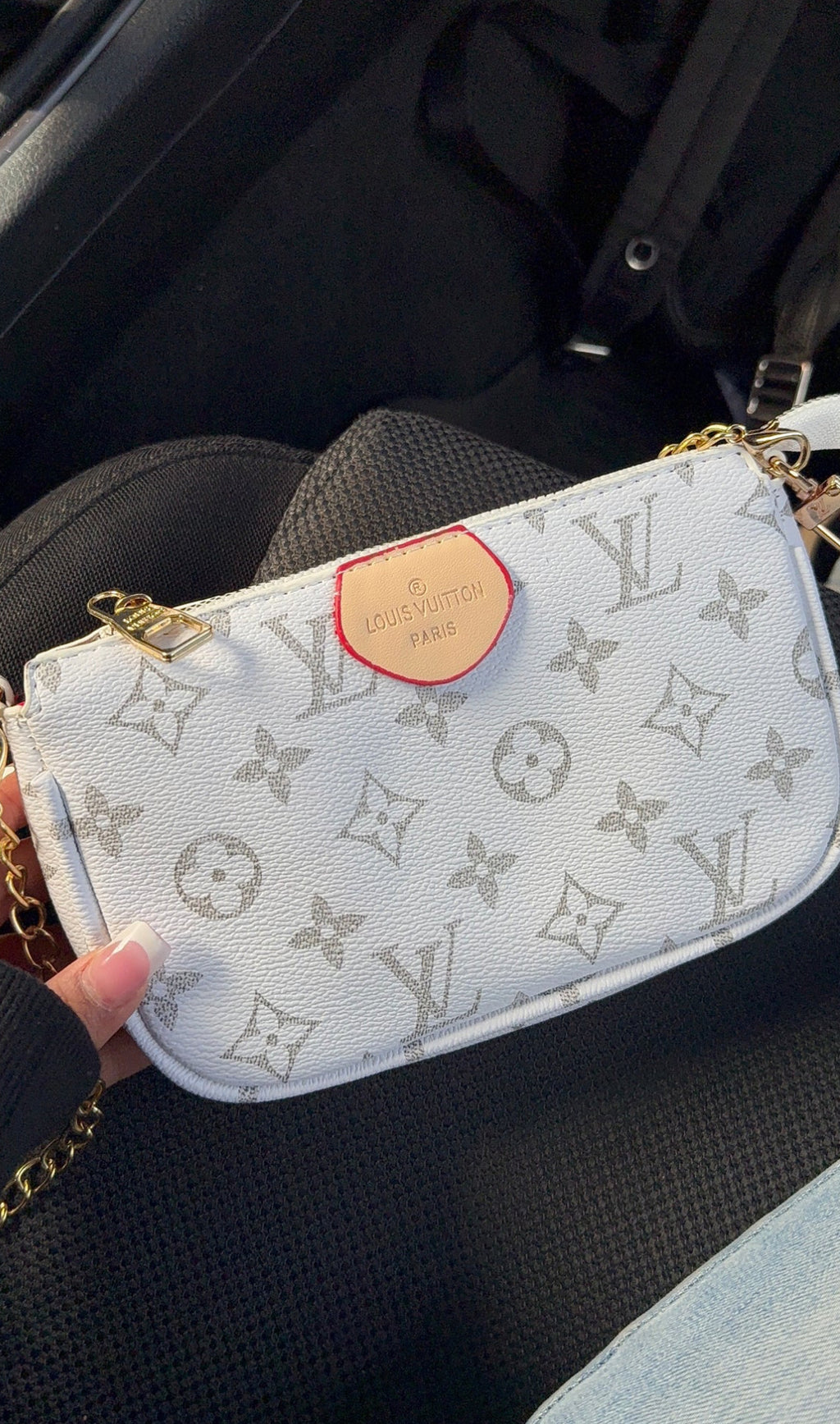 Mini white purse