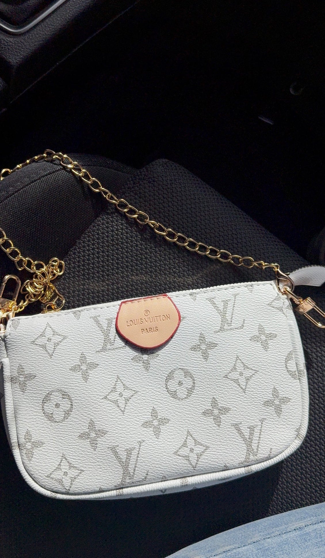 Mini white purse