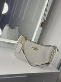 🤍White purse with cross body strap