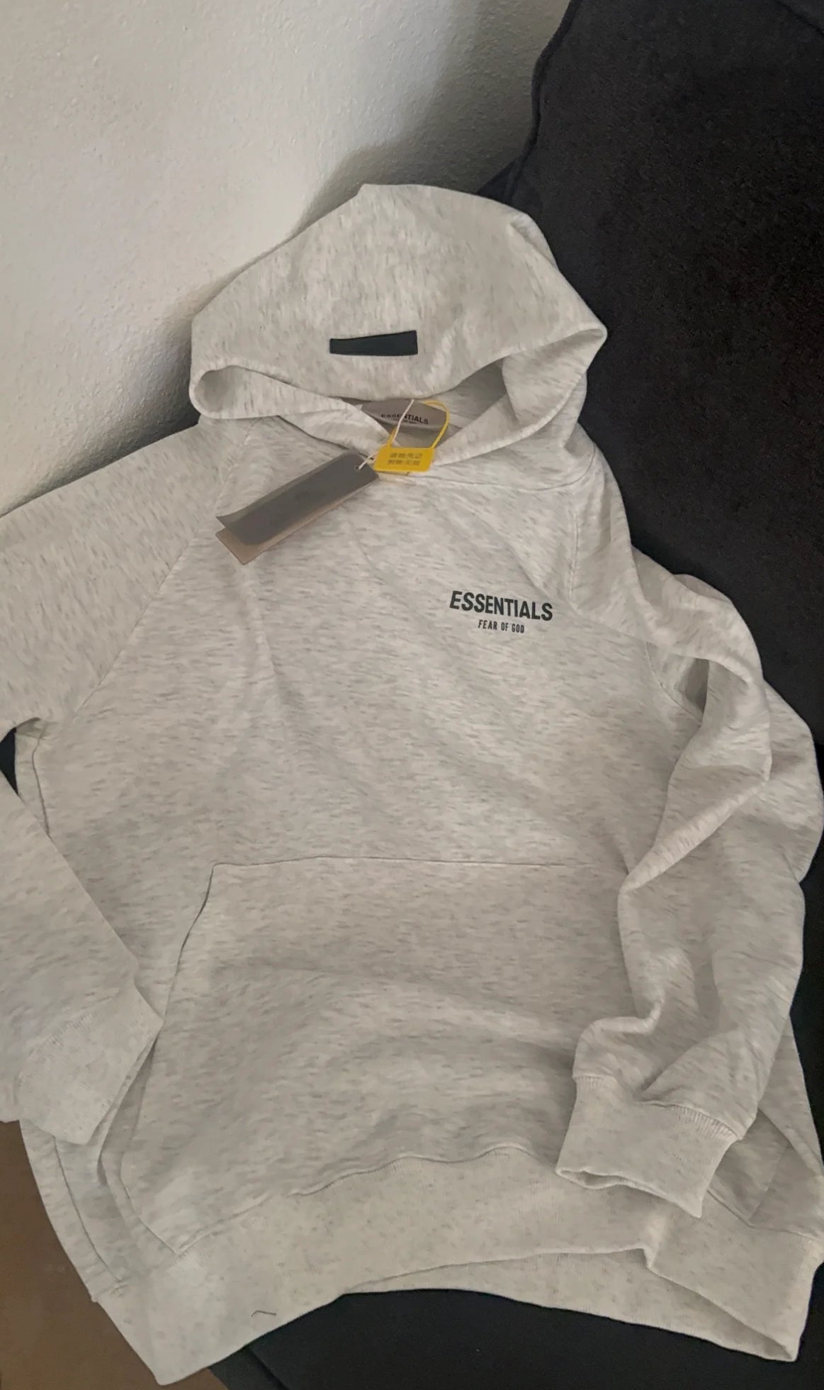 Grey Men hoodie - Essential