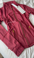 Full length Burgundy Lulu Jacket