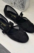 Black Chantell flats