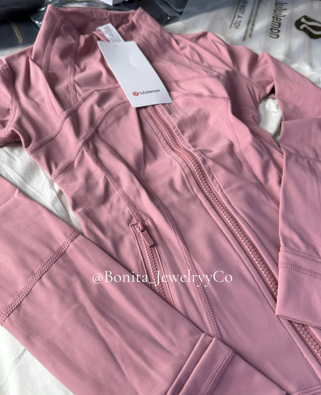 Full Length Pink Lulu Jacket