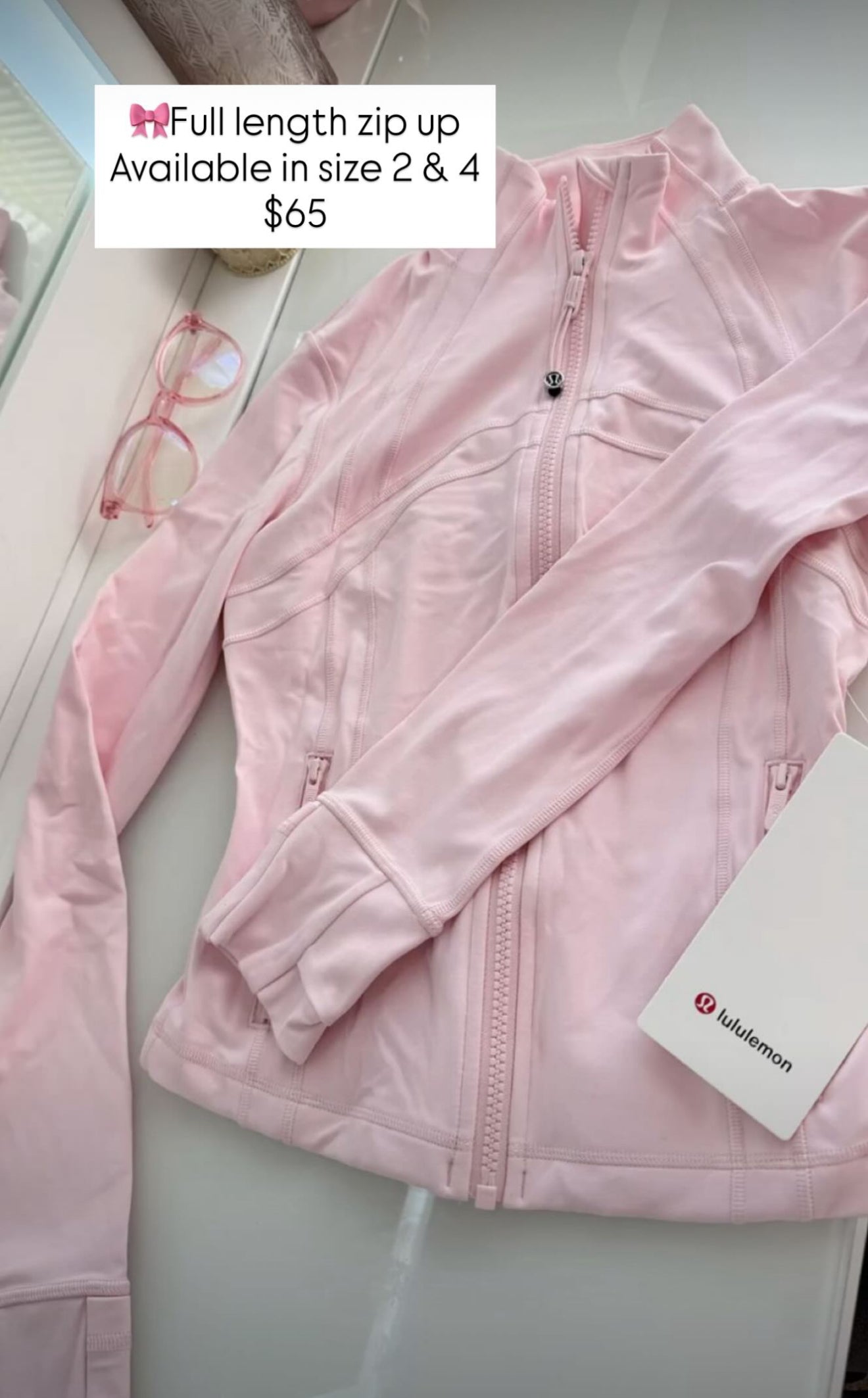 Ready to ship baby pink lulu