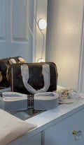 Brown monogram luxury hand bag
