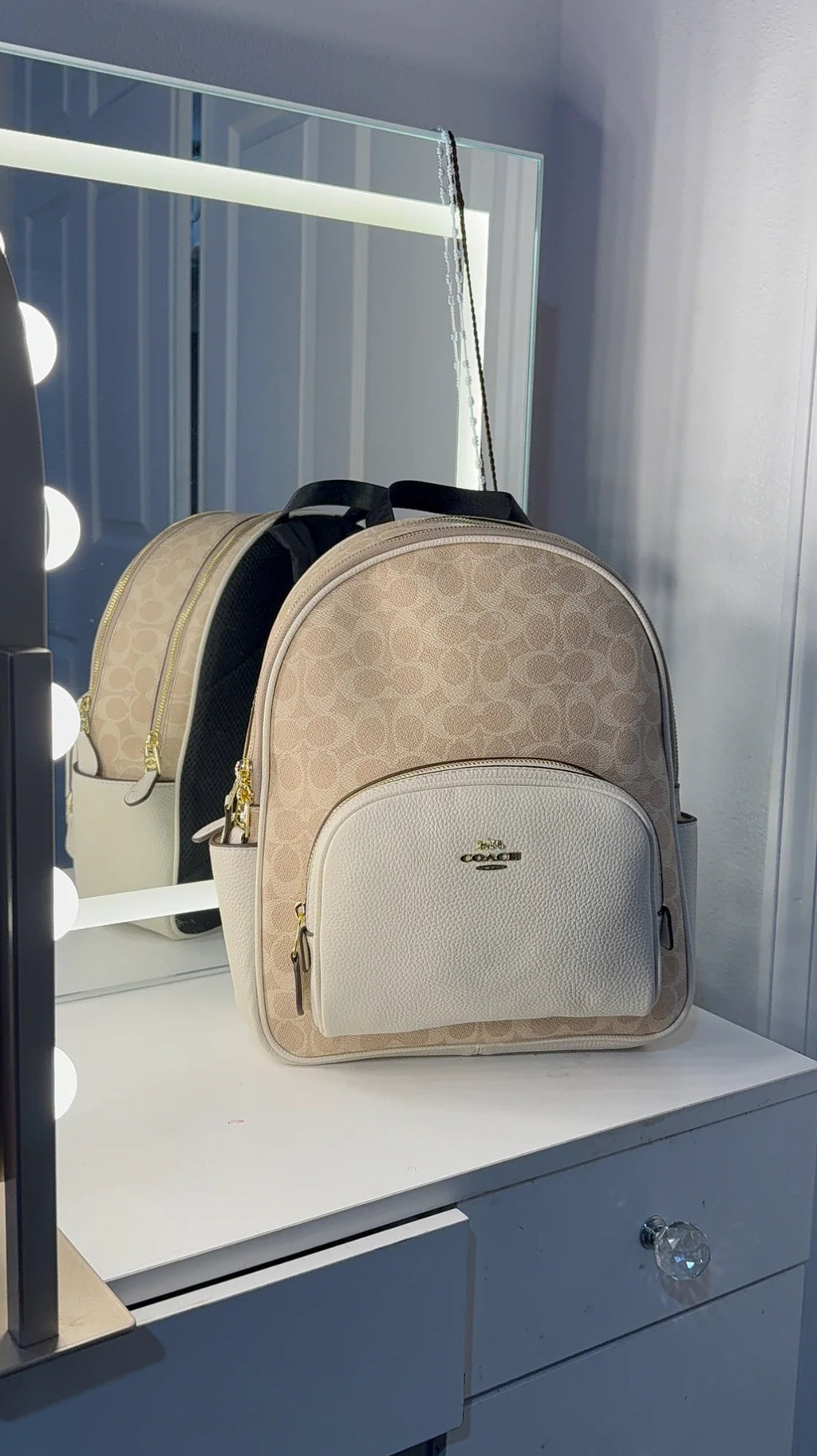 Brown backpack