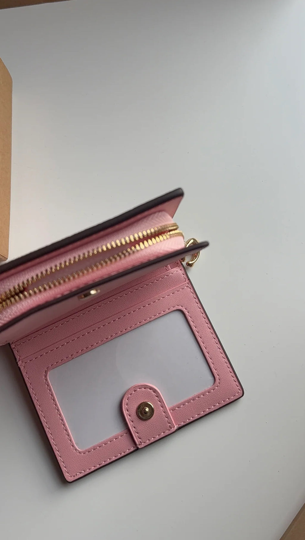 🎀small baby pink wallet