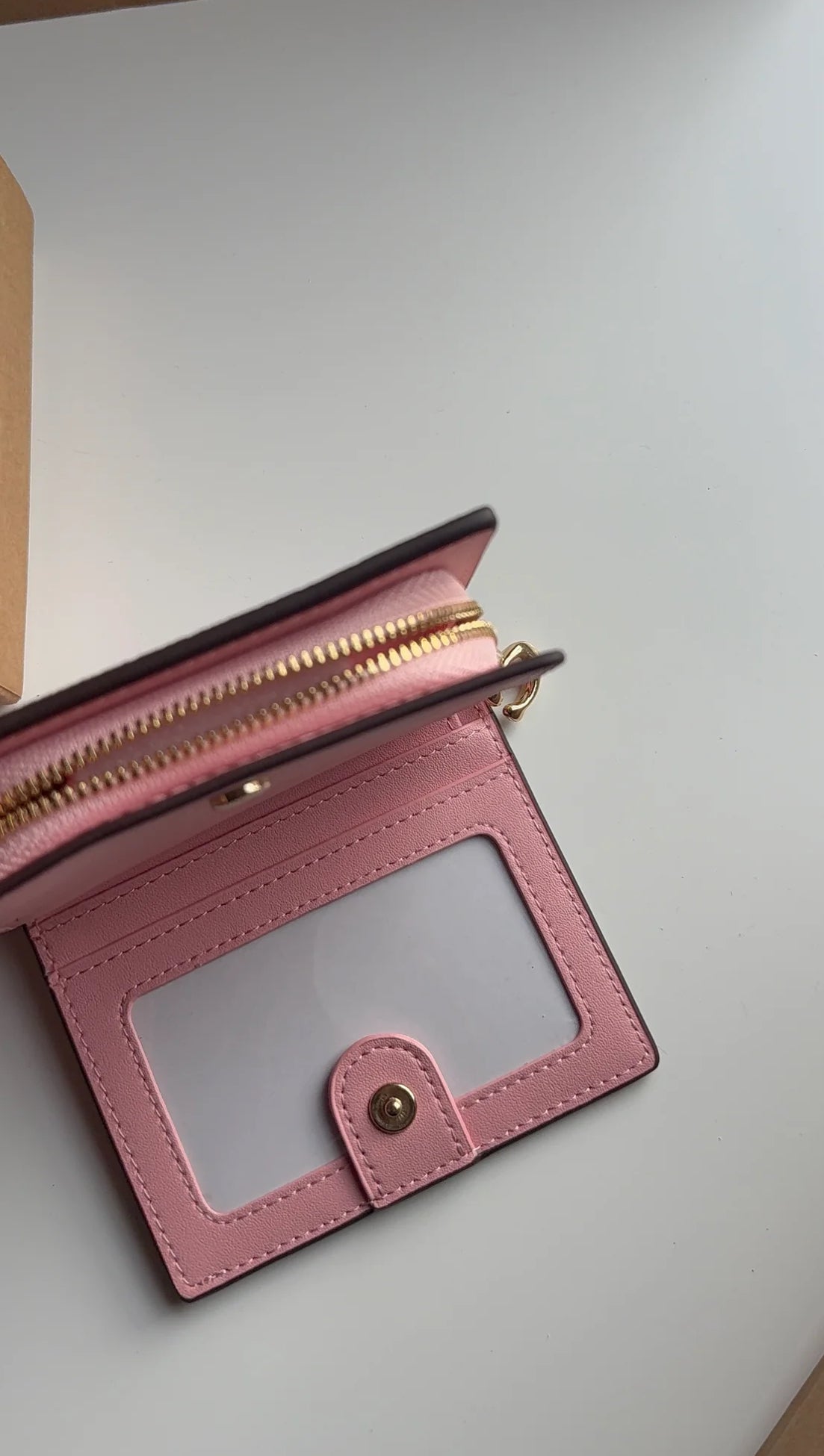 🎀small baby pink wallet