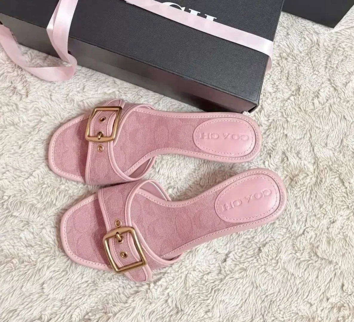 Pink Kitten Heels