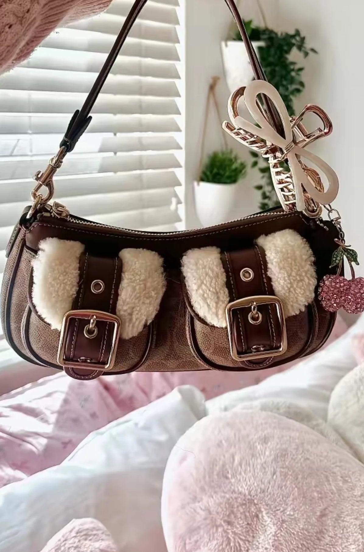 Brown ashton purse
