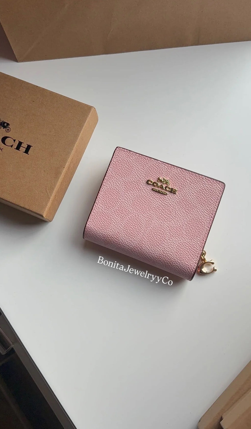 🎀small baby pink wallet