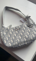 Grey lux purse