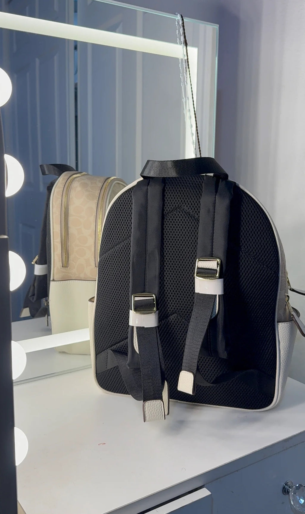 Brown backpack