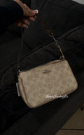 Mini brown hand purse