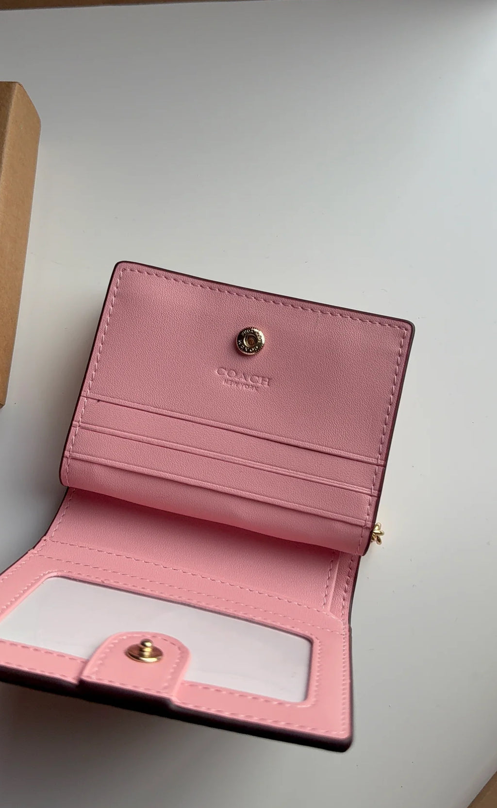 🎀small baby pink wallet